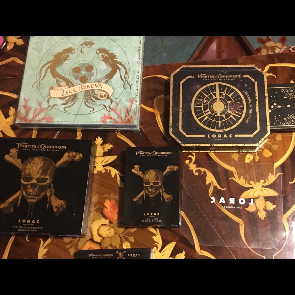 Disney & Lorac Pirates of Caribbean Palettes BNIB1